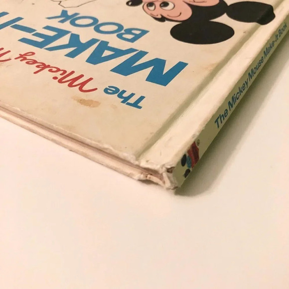 Vtg 1974  Mickey Mouse Make It Book Disneys Wonderful World of Reading Book - Picture 7 of 16